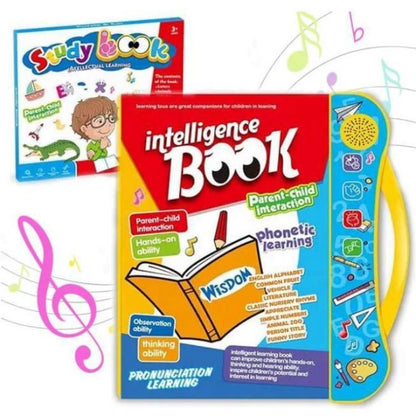 Intelligence Sound Book for Children – English Letters, Words, Numbers & Shapes Learning Electronic Book