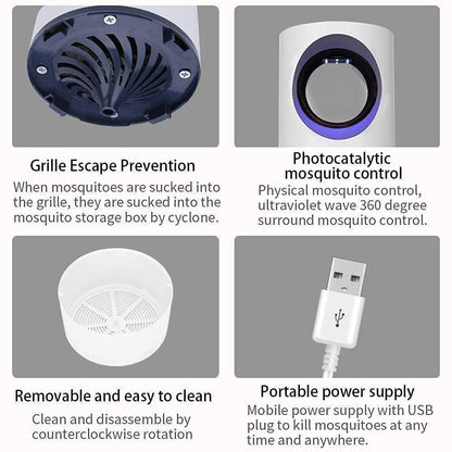 Electronic LED Mosquito Killer Lamp With USB Package