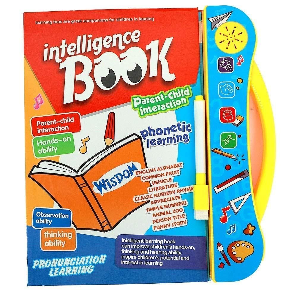 Intelligence Sound Book for Children – English Letters, Words, Numbers & Shapes Learning Electronic Book
