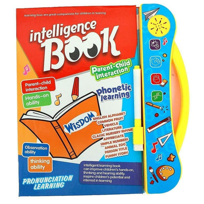 Intelligence Sound Book for Children – English Letters, Words, Numbers & Shapes Learning Electronic Book