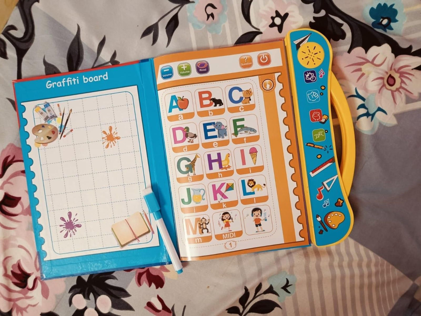Intelligence Sound Book for Children – English Letters, Words, Numbers & Shapes Learning Electronic Book