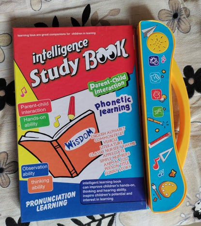 Intelligence Sound Book for Children – English Letters, Words, Numbers & Shapes Learning Electronic Book